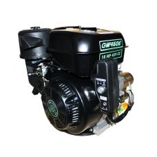 Двигатель бензиновый GrunWelt GW460FE-S (CL) (вал 25 мм, шпонка, 18 л.с., центробежное сцепление, эл. стартер)