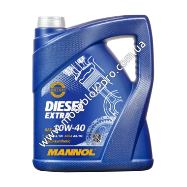 Масло 10W-40 - напівсинтетичне дизельне "DIESEL EXTRA", 5L